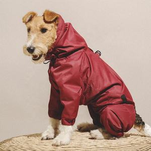 2025 뜨거운 판매 반사 얼굴 비 코트 사용자 정의 인쇄 방수 재킷 개 비옷 - Product Image 5