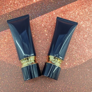 Luxury Customized <b>Plastic</b> Oval Cosmetic <b>Tube</b> For Sunblock Sunscreen Cream With Gold Oval Screw Cap Special Unique Shape <b>Tube</b> - Product Image 3