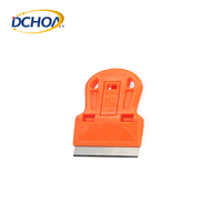 DCHOA DIY Grattoir multifonctionnel pour vitres domestiques avec lame de rasoir pour le nettoyage du verre, options de personnalisation OEM