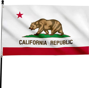 थोक 3x5 फीट मुद्रित कैलिफोर्निया ध्वज राज्य के झंडे यूरो 2024 प्रशंसकों को डरा अमेरिकी राज्य चुनाव के बैनर तले किया गया - Product Image 3