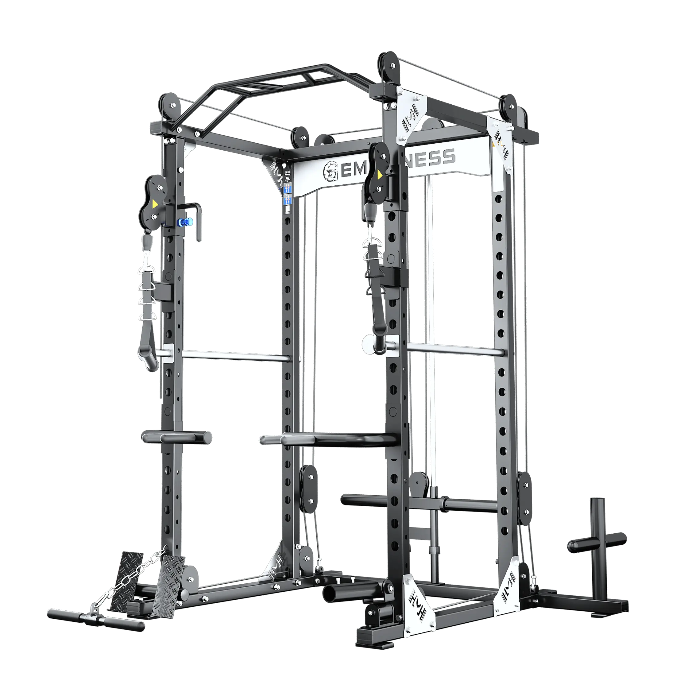 Gym Fitness Equipment Squat Equipment Home Squat Rack With Lat Pull Down