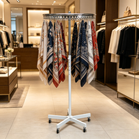 Porte-foulards rotatif robuste pour magasin de détail, présentoir à vêtements et à foulards