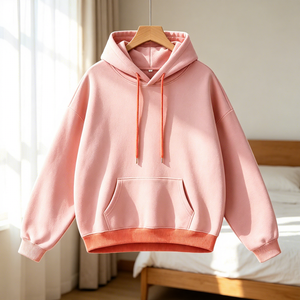Sweat à capuche homme oversize en molleton 100 % polyester de haute qualité, motif araignée 3D en relief, manches longues, collection hiver 2026 - Product Image 2