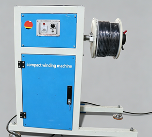 Machine automatique de bobinage de câbles à station unique, <span class=keywords><strong>enrouleur</strong></span> de tuyaux à changement rapide de bobine pour ligne d'extrusion - Product Image 4