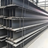 Poutre en H galvanisée à chaud, poutre universelle en I, acier profilé, acier de construction antirouille pour projet de soudage