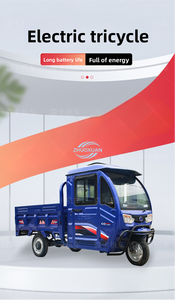 Electric Tipper Tricycle Lead Acid Battery LCD Display for Commercial Farm <b>Cargo</b> Transport - Product Image 5