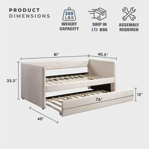 <span class=keywords><strong>Divano</strong></span> <span class=keywords><strong>letto</strong></span> imbottito <span class=keywords><strong>in</strong></span> tessuto testurizzato con doppio <span class=keywords><strong>letto</strong></span> da giorno con schienale e supporto a <span class=keywords><strong>doghe</strong></span> <span class=keywords><strong>in</strong></span> <span class=keywords><strong>legno</strong></span> <span class=keywords><strong>divano</strong></span> <span class=keywords><strong>letto</strong></span> - Product Image 5