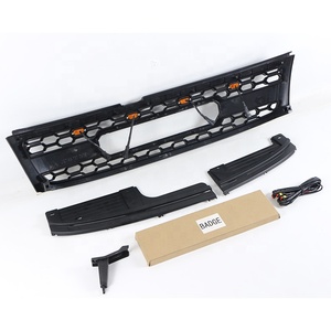 Accesorios Exteriores para Automóviles Todoterreno, Parrilla Delantera Negra ABS, Parrilla LED para Automóvil, Compatible con PATROL Y61 2005-2020 - Product Image 5