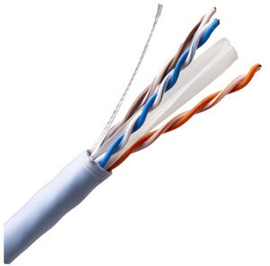 <span class=keywords><strong>สาย</strong></span>เคเบิล UTP Cat6a U/UTP ความเร็วสูง CMX CMR CMP 1000 ฟุต 305 เมตร สำหรับใช้งานภายในอาคาร พร้อมปลอกหุ้ม PVC ขนาด 23AWG สำหรับเครือข่ายไฟฟ้าภายในอาคาร - Product Image 3