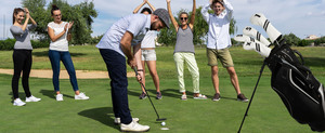 Housse de tête de <span class=keywords><strong>club</strong></span> de <span class=keywords><strong>golf</strong></span> personnalisable en PU de qualité supérieure, ensemble de housses de tête de <span class=keywords><strong>golf</strong></span> adaptées à la plupart des clubs, housses de putter en cuir pour mallets - Product Image 6
