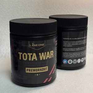OEM Pre-Entrenamiento Tota War de Venta Caliente, 30 Porciones, Vegano, Avanzado para el Desarrollo Muscular en Adultos, Envase Negro, Texto Dorado, Detalles Rosas - Product Image 3