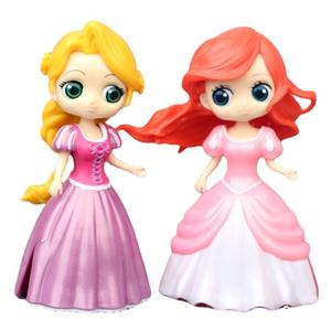 Zhiqu – Figurines de pâtisserie artisanales 6 princesses interchangeables, ornements en plastique, Blanche-Neige, Alice et Cendrillon, unisexe, 14 ans et plus - Product Image 5