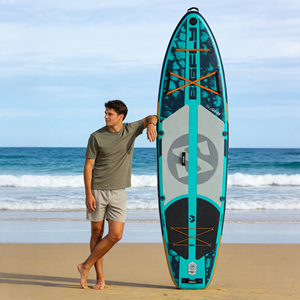 Planche <span class=keywords><strong>de</strong></span> paddle gonflable personnalisée OEM en gros pour la pêche et le surf (SUP) - Product Image 1