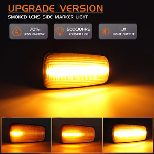 สัญญาณไฟข้าง LED แบบไดนามิกสำหรับ Citroen Berlingo 106 Saxo xantia <span class=keywords><strong>XM</strong></span> ZX Peugeot 36 406พันธมิตรผู้เชี่ยวชาญ806 - Product Image 2