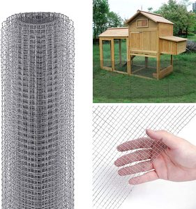 <span class=keywords><strong>16</strong></span> <span class=keywords><strong>Gauge</strong></span> 1 inci kawat jala lasan galvanis Panel pagar konstruksi persegi kawat besi heksagonal jala pagar meninju - Product Image 3