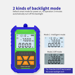 Testeur de câble à fibre optique KaiTeng G5 <span class=keywords><strong>Mini</strong></span> Optical Power Meter FTTX avec connecteurs SC/FC/ST, alimenté par piles AA - Product Image 3