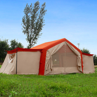 Tente gonflable d'extérieur pour le camping, 4 saisons, imperméable, coupe-vent, tente pneumatique