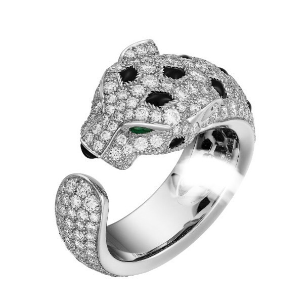 White gold spot full diamond
