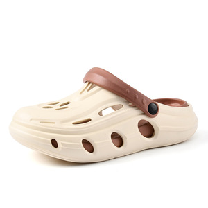 Sandales d'été pour hommes, semelles épaisses, perforées, en EVA, antidérapantes, respirantes, chaussures de plage - Product Image 5