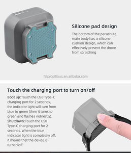 Manti 3 Cộng với dù cho DJI Mavic không khí/2/2S Mavic Pro/2/3 bầu trời bay An toàn bay dù bay không người lái an toàn ô bay không người lái - Product Image 5