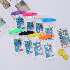 Funda impermeable para teléfono con pantalla táctil, para natación, rafting, buceo, actividades al aire libre, color aleatorio, PVC ecológico - Product Image 3