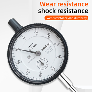 Alat Ukur <span class=keywords><strong>Dial</strong></span> <span class=keywords><strong>Gauge</strong></span> Mitutoyo Jepang 0-10mm Presisi Tinggi - Product Image 3