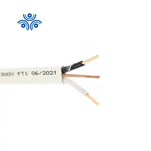 NMD90 14/2 AWG電気ソリッドワイヤーNMD90銅CU/PVC300Vケーブル (住宅用ワイヤーを構築するため) CUL証明書CSA証明書