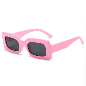 Kính râm vuông mới Châu Âu và các quốc gia thống nhất Cá Tính Nhiều màu kẹo rực rỡ màu kính vuông sản phẩm hot - Product Image 4