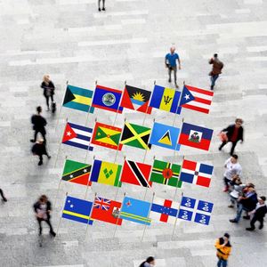 Drapeau à agiter à la main en polyester, impression numérique personnalisée de haute qualité, thème Porto Rico et Nouvelle-Guinée, pour événements et festivals, cadeaux de bienvenue FA24 - Product Image 2