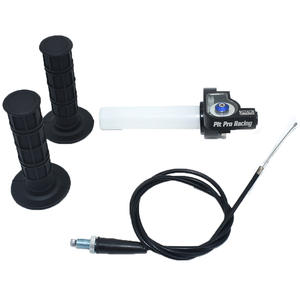 Poignées de moto avec réglage d'accélérateur à rotation rapide 1/4 MM câble d'accélérateur pour <span class=keywords><strong>guidon</strong></span> conique <span class=keywords><strong>PRO</strong></span> Dirt Pit Bike pièces de Motocross 1200MM - Product Image 4