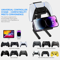 Support universel de contrôleur de bureau en métal pour accessoires de jeu PS5 Solution de gain de place réglable et sécurisée pour manettes de console