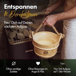 NORDHOLZ Concentré Biologique pour Infusion de Sauna Huiles Essentielles Naturelles Pures # 11 Sans soucis 100 ml Citronnelle Franconia Allemagne - Product Image 5