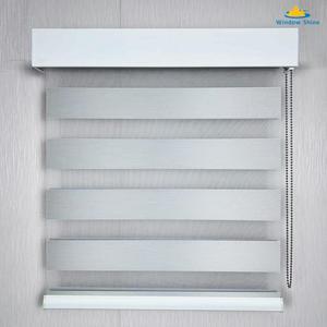 Tùy chỉnh đơn giản phong cách Zebra cửa sổ bóng râm với hệ thống chuỗi vải Pinhole kỹ thuật - Product Image 1