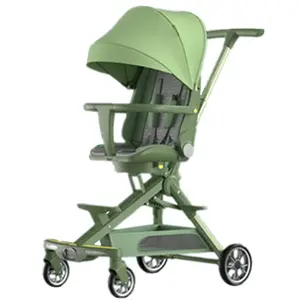 Chinese Supplier Directly High Quality Travel Lightweight Luxury Foldable Kids Baby Stroller Cart Customized Dining Chair Picnic