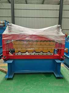 2021 neues Design Südafrika IBR Aluminium blech Doppels chicht walzform maschine - Product Image 3