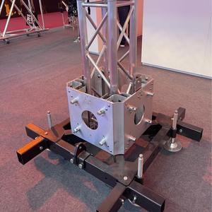 Kit de connecteurs coniques en aluminium robuste pour structure de toit de scène et structures d'éclairage avec goupille de verrouillage et clip en R - Product Image 6