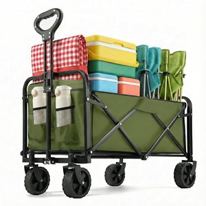 CZFIT Custom All-Terrain Adjustable Heavy Duty Collapsible Folding Outdoor Garden <b>Trolley</b> Beach Picnic - Product Image 1