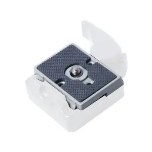 VicSound Dslr kamera tripodu adaptör monte etme plakası kamera taban plakası 200pl-14 hızlı yayın Qr plaka Manfrotto Tripod döngüsü kafa için