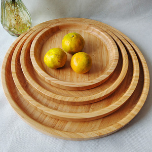 Bamboo and wood <b>tea</b> <b>tray</b> set wholesale, household rectangular <b>tray</b>, simple bamboo fruit and dessert plate, Japanese bread plate - Product Image 4