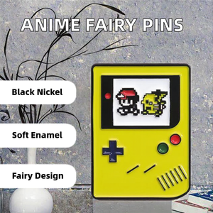 All'ingrosso personaggio Pokemoon Anime spille in smalto morbido tema nero fata decorazioni massoniche per il tema del giorno nazionale di natale amore a tema - Product Image 2