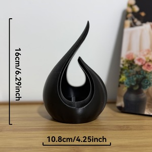 Support de bougie en forme de flamme imprimé en 3D, style artistique transfrontalier, minimaliste, fait main, fabriqué en Chine pour la maison, l'auberge et le <span class=keywords><strong>café</strong></span> - Product Image 4