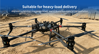 UAV de levage lourd pour l'inspection des lignes électriques, la patrouille des infrastructures, la plateforme aérienne industrielle, la longue autonomie et le service de réseau