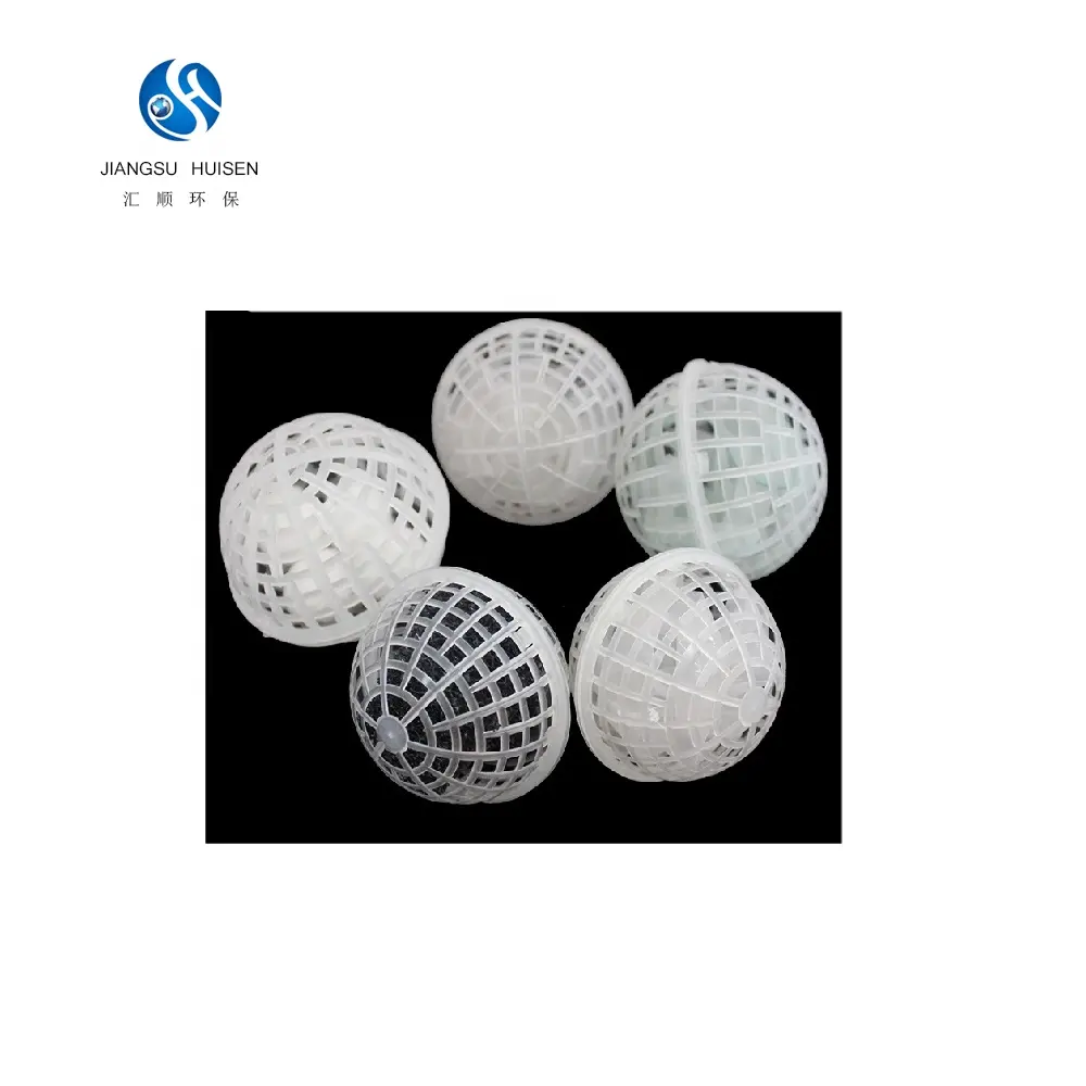 2019 HotSale porous plastic bio floating ball aquarium accessories Suspension packing levitated sphere for water treatment