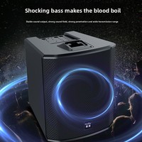Speaker Kolom Line Array Aktif 2-Way L-6310/L-8312 Set Lengkap dengan Subwoofer 10" untuk Mixer DSP Terintegrasi 1200W Kabinet Kayu Panggung