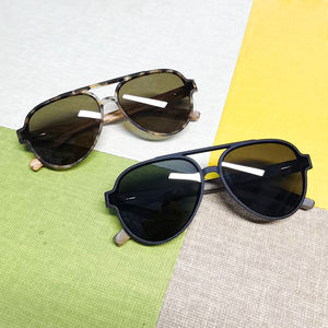 Fabricante 2025, gafas de sol personalizadas de madera, nueva tendencia, gafas de sol polarizadas de madera, lentes UV400, gafas de sol para hombres - Product Image 2