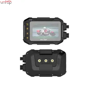 Zimtop 1080P Night Vision Dual WiFi GPS Motorcycle Camera Waterproof TS Format Motorcycle DVR Dashboard