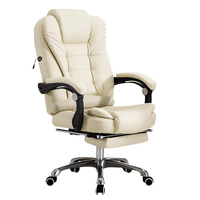 Vente en gros d'usine de mobilier de bureau de qualité pivotant de luxe chaise d'ordinateur en cuir chaise de bureau élévatrice de patron 2024