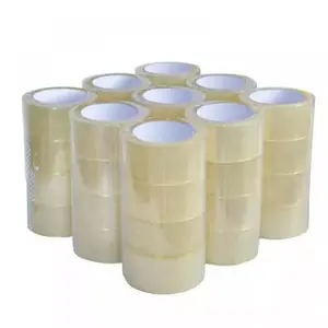 Custom High Quality Self Adhesive Single Sided Bopp Jumbo Roll Transparent Packaging Tape