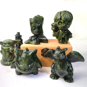 Máquina de Tallado de Cristales para Sanación Espiritual con Más de 10 Años de Experiencia, Tallado de Elefantes en Jade Xiuyan en Múltiples Estilos para <span class=keywords><strong>Decoración</strong></span> - Product Image 2