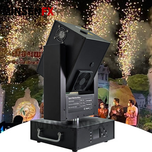 MINSENFX Nuevo Control DMX Cabeza móvil Rotación Sparkler Etapa Llama Spinning Máquina de chispa fría 750W para boda - Product Image 1